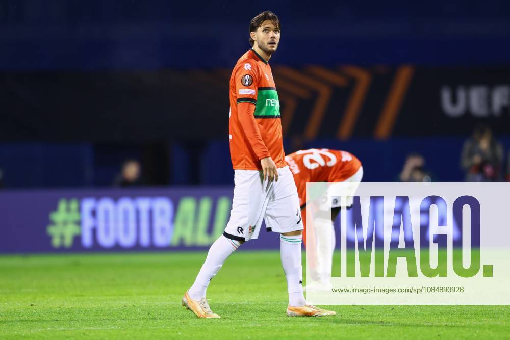 , Maksimir Stadium , season 2026 2027 , Europa League football match day 3 , match between Dinamo Zagreb and NEC , Picture shows NEC player Willum Thor Willumsson Dinamo Zagreb - NEC x208960178x