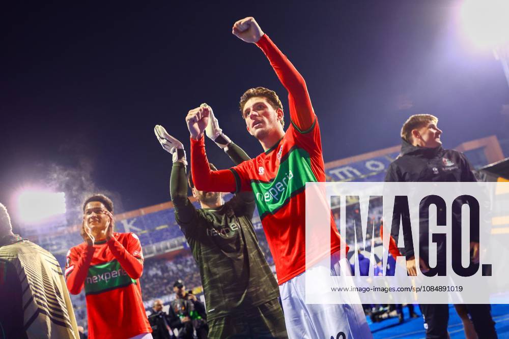 , Maksimir Stadium , season 2026 2027 , Europa League football match day 3 , match between Dinamo Zagreb and NEC , Picture shows NEC player Noe Lebreton Dinamo Zagreb - NEC x208960242x
