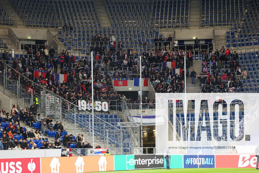 Sinsheim, Germany - Octobre 22: Olympique Lyon before the UEFA Europa League phase Matchday 3 2026 27 match between TSG Hoffenheim and Olympique Lyon at Rhein Neckar Arena on Octobre, 2026 in Sinsheim, Germany