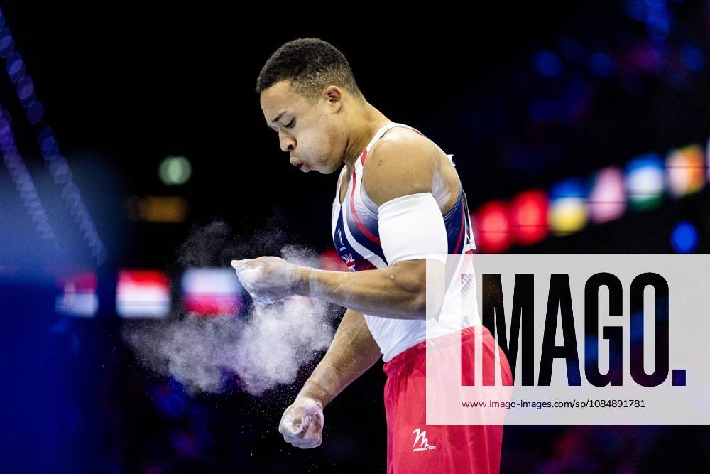 ROTTERDAM - Joe Fraser (GBR) during the All-Around final at the World Gymnastics Championships in Rotterdam Ahoy. IRIS VAN DEN BROEK ANP ANPxSportx IVx 573292522 originalFilename: 573292522