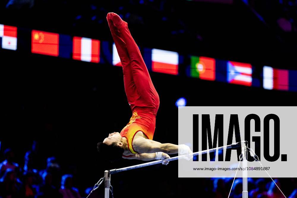 ROTTERDAM - Haonan Yang (CHN) during the All-Around final at the World Gymnastics Championships in Rotterdam Ahoy. IRIS VAN DEN BROEK ANP ANPxSportx IVx 573292986 originalFilename: 573292986
