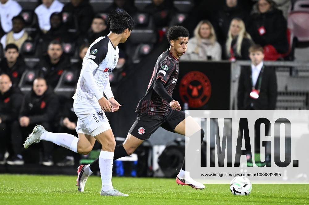 FC Midtjylland v Sint-Truidense VV - UEFA Conference League HERNING, DENMARK - OCTOBER 22 : Emefile Julius forward of Midtjylland during the UEFA Conference League 2026 27 League Phase matchday 2 match between FC Midtjylland and Sint-Truidense VV on October 22, 2026 in Herning, Denmark, 22 10 2026 Herning Denmark