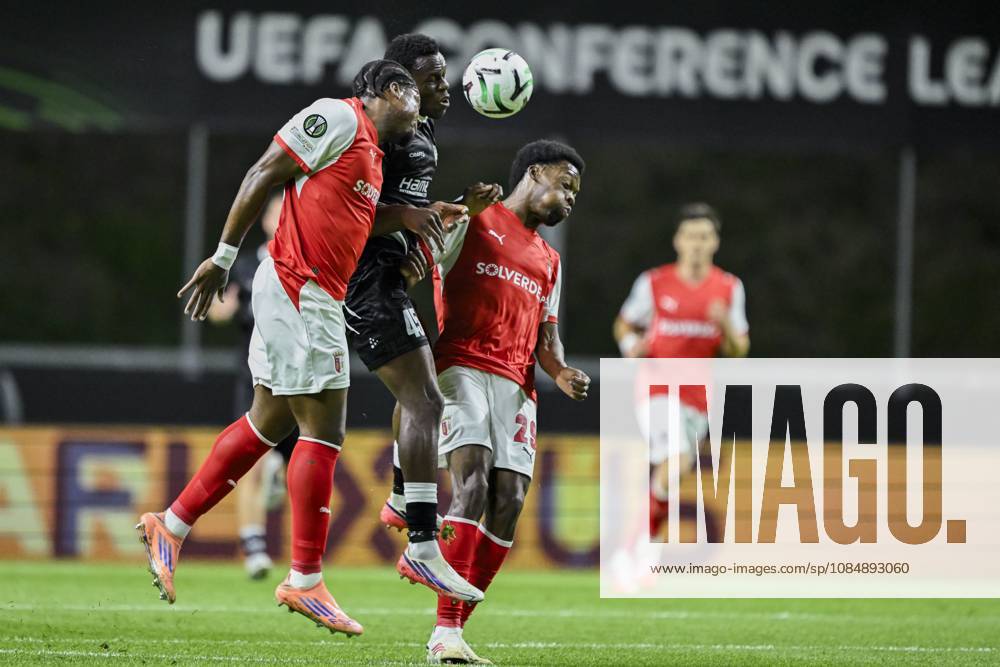 SC Braga v KAA Gent - UEFA Conference League BRAGA, PORTUGAL - OCTOBER 22 : Goore Hyllarion Bi forward of KAA Gent in action during the UEFA Conference League 2026 27 League Phase matchday 2 match between SC Braga and KAA Gent on October 22, 2026 in Braga, Portugal, 22 10 2026 Braga Portugal