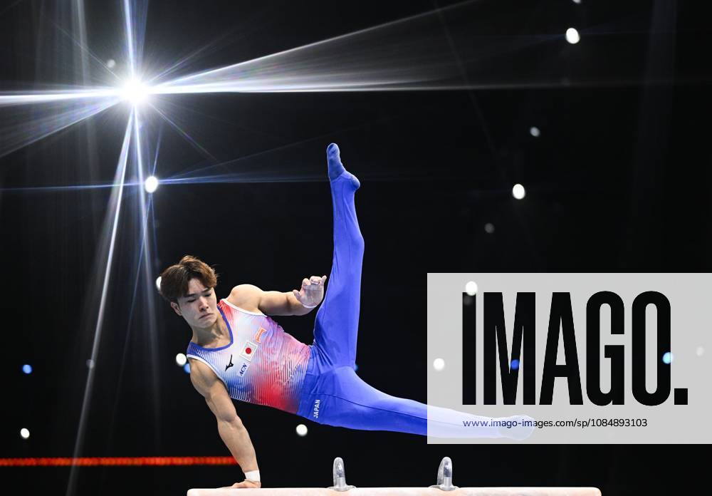 Netherlands Artistic Gymnastics World Championships 9270832 22.10.2026 Japan s Shinnosuke Oka competes on the pommel horse during the men s team final at the 2026 World Artistic Gymnastics Championships in Rotterdam, the Netherlands. Alexey Filippov Sputnik Rotterdam Netherlands