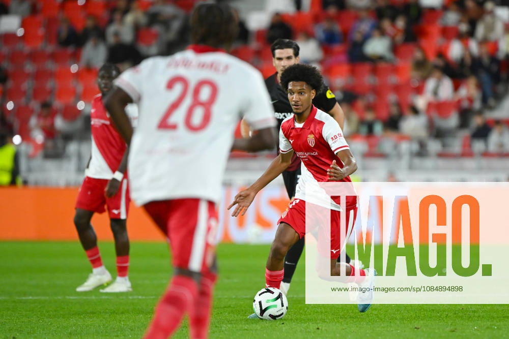 Edan Diop (ASM) - UEFA Conference League match between AS Monaco and SC Freiburg on October 22, 2026 at the Louis II Stadium in Monaco.