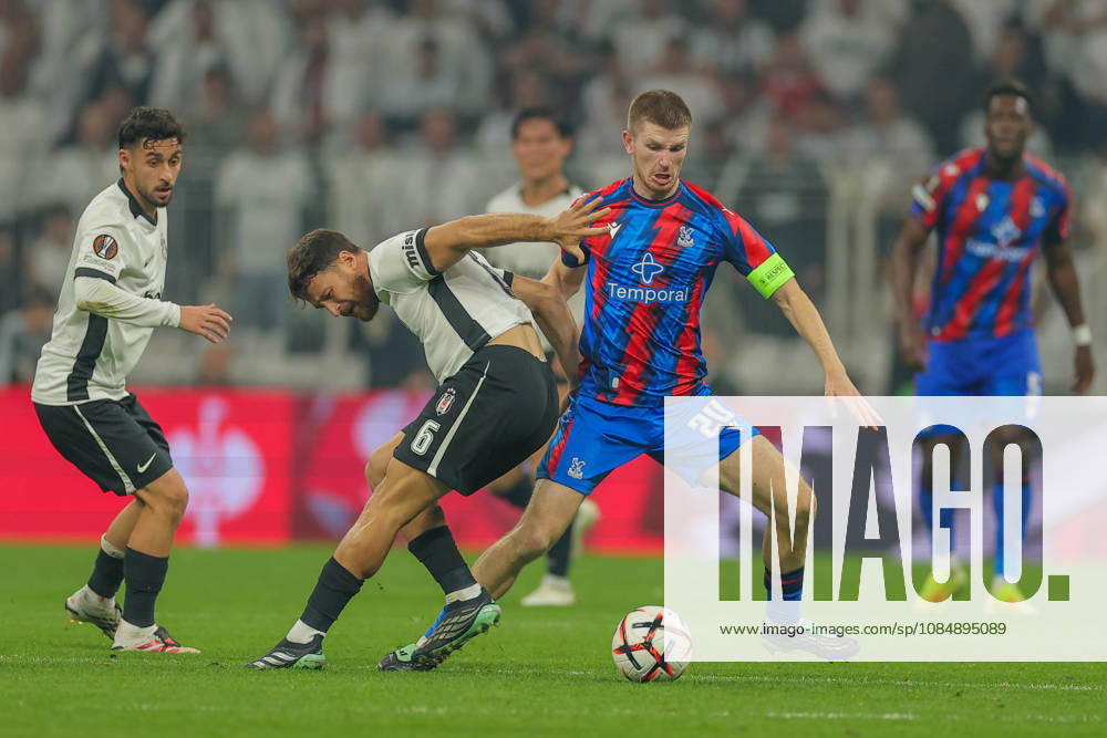 2026-10-22 Besiktas JK v Crystal Palace FC - UEFA Europa League 2026 27 League Phase MD3 ISTANBUL, TURKEY - OCTOBER 22: Salih Ozcan of Besiktas JK, Adam Wharton of Crystal Palace during the UEFA Europa League 2026 27 League Phase MD3 match between Besiktas JK and Crystal Palace FC at Tupras Stadium on October 22, 2026 in Istanbul, Turkey. (Photo by BSR Agency) Istanbul Turkey Content not available for redistribution in The Netherlands directly or indirectly through any third parties.