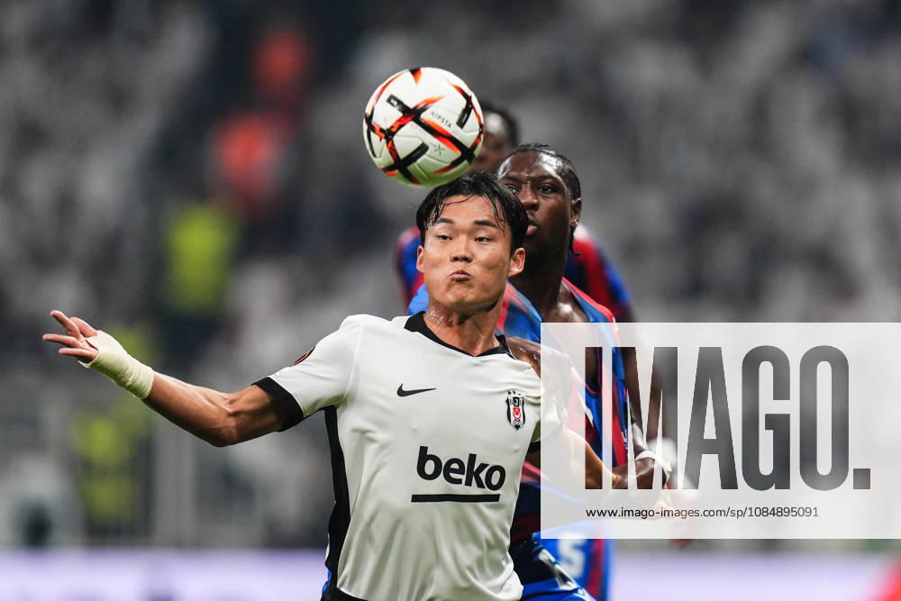 Besiktas v Crystal Palace - UEFA Europa League ISTANBUL, TURKIYE - OCTOBER 22: Hyeon-gyu Oh of Besiktas in action during the UEFA Europa League match between Besiktas and Crystal Palace at Tupras Stadium in Istanbul, Turkiye on October 22, 2026. Hakan Akgun Anadolu Istanbul Turkey. Editorial use only. Please get in touch for any other usage.
