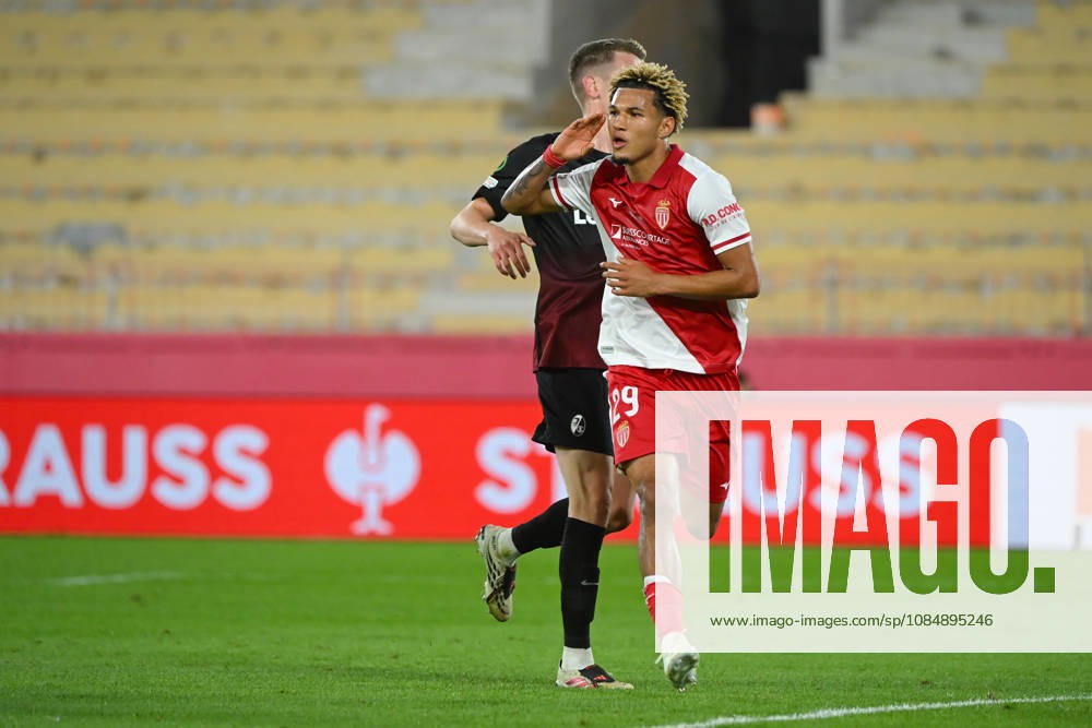 Joy AS Monaco - Goal Paris Brunner - UEFA Conference League match between AS Monaco and SC Freiburg on October 22, 2026 at the Louis II Stadium in Monaco.