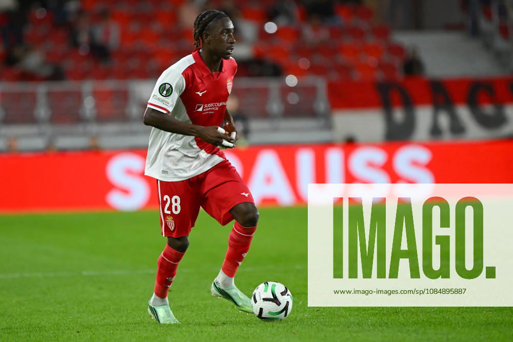 Mamadou Coulibaly (ASM) - UEFA Conference League match between AS Monaco and SC Freiburg on October 22, 2026 at the Louis II Stadium in Monaco.