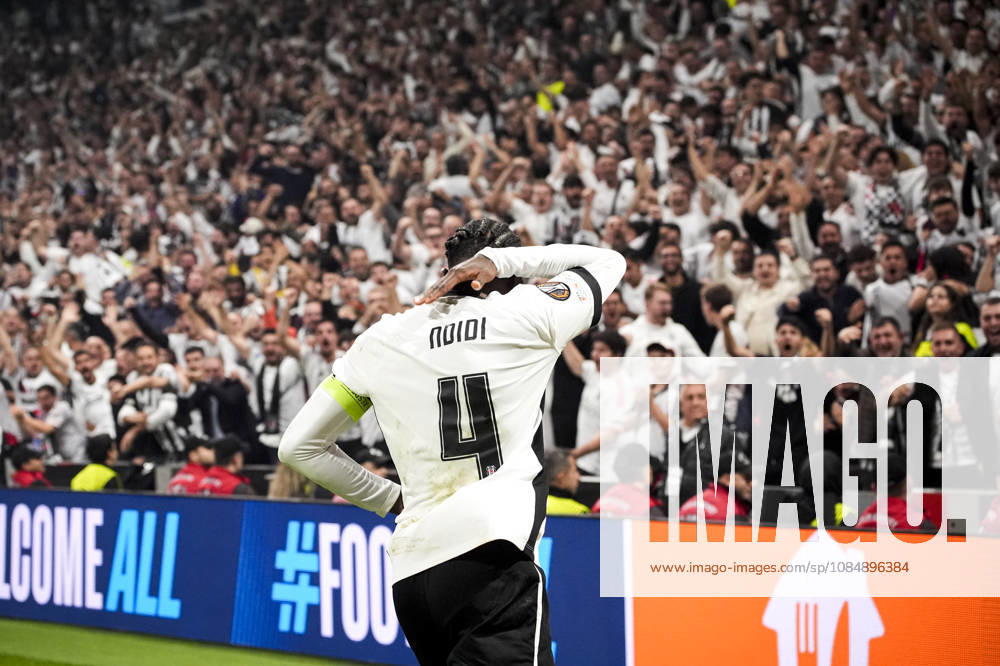 Besiktas v Crystal Palace - UEFA Europa League ISTANBUL, TURKIYE - OCTOBER 22: Wilfred Ndidi (4) of Besiktas celebrates after a goal during the UEFA Europa League match between Besiktas and Crystal Palace at Tupras Stadium in Istanbul, Turkiye on October 22, 2026. Beyza Comert Anadolu Istanbul Turkey. Editorial use only. Please get in touch for any other usage.