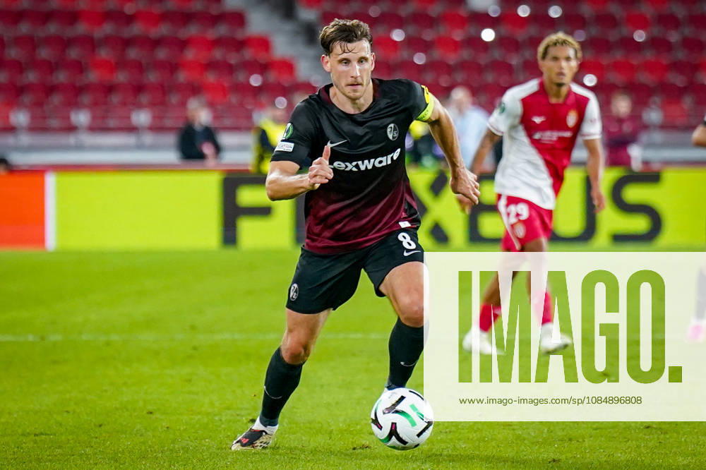 Fussball UEFA Conference League 2026 - 2027, 2. Spieltag - AS Monaco vs SC Freiburg - Stadion Louis II (Monaco): Maximilian Eggestein (SC Freiburg, 8)