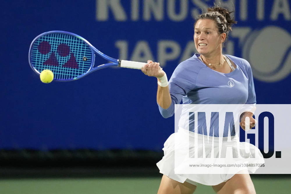 WTA, Tennis Damen Kinoshita Group Japan Open - Day 4 Miriam Skoch of the Czech Republic plays with partner Jesika Maleckova of the Czech Republic during their semi-final doubles match against Hao-Ching Chan of Chinese Taipei and Miyu Kato of Japan at the 2026 Kinoshita Group Japan Open Women s tennis tournament at Utsubo Tennis Center in Osaka, Japan, on October 22, 2026. Osaka Japan