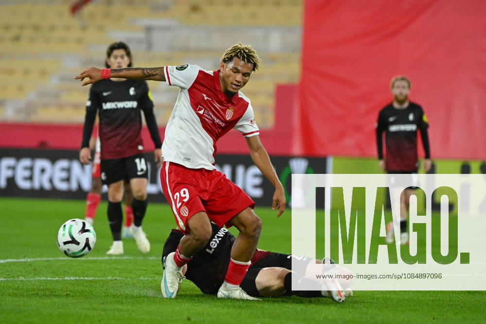 Paris Brunner (ASM) - UEFA Conference League match between AS Monaco and SC Freiburg on October 22, 2026 at the Louis II Stadium in Monaco.