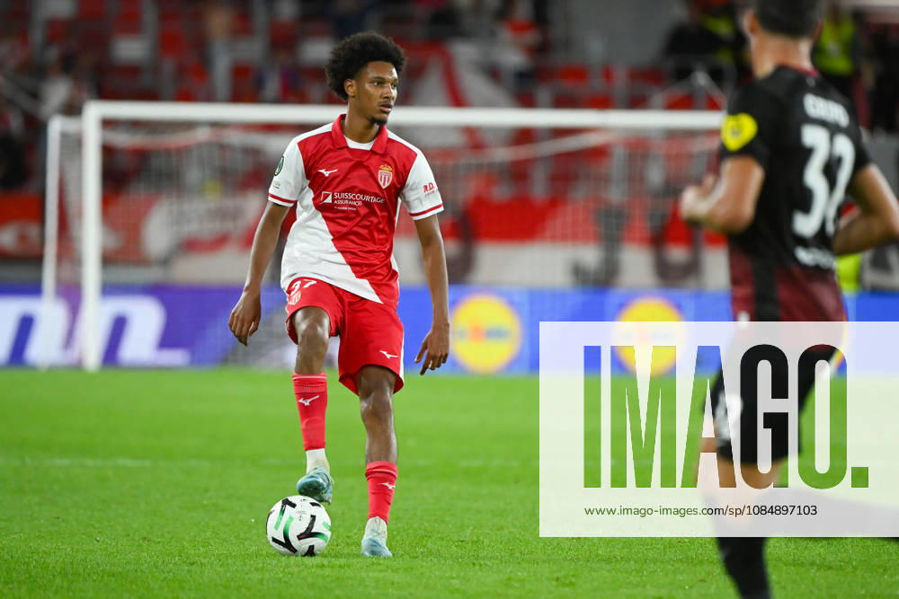 Edan Diop (ASM) - UEFA Conference League match between AS Monaco and SC Freiburg on October 22, 2026 at the Louis II Stadium in Monaco.