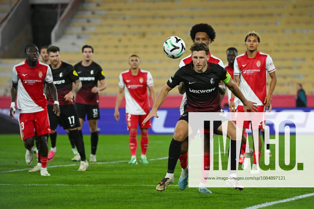 Maximilian Eggestein (SC Freiburg) - UEFA Conference League match between AS Monaco and SC Freiburg on October 22, 2026 at the Louis II Stadium in Monaco.