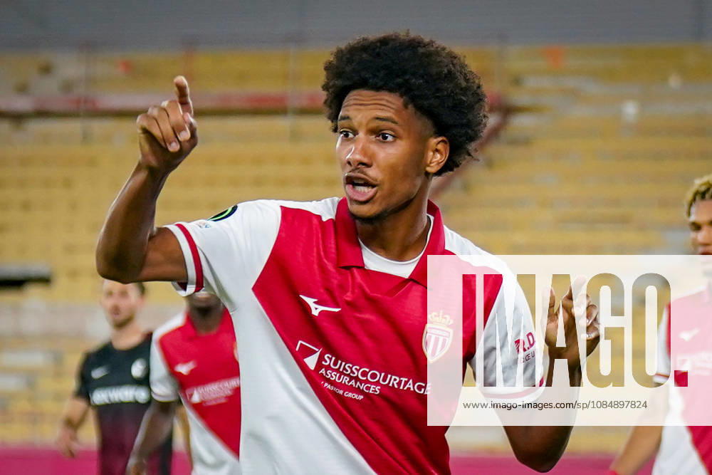Fussball UEFA Conference League 2026 - 2027, 2. Spieltag - AS Monaco vs SC Freiburg - Stadion Louis II (Monaco): Edan Diop (AS Monaco, 37) Mimik, Gesichtsausdruck, Emotion