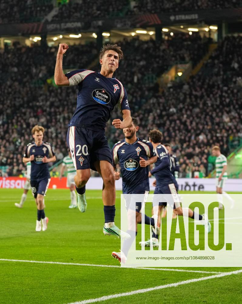 Javi Rodriguez of Celta Vigo celebrates scoring to tie the game 1-1 Celtic v Celta Vigo, UEFA Europa League, Football, Celtic Park, Glasgow, Scotland, UK - 22 Oct 2026Glasgow Celtic Park Scotland United Kingdom