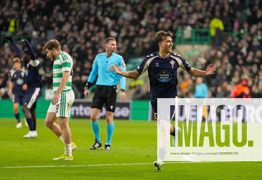 Javi Rodriguez of Celta Vigo celebrates after scoring to give Celta Vigo a 1-2 lead Celtic v Celta Vigo, UEFA Europa League, Football, Celtic Park, Glasgow, Scotland, UK - 22 Oct 2026Glasgow Celtic Park Scotland United Kingdom