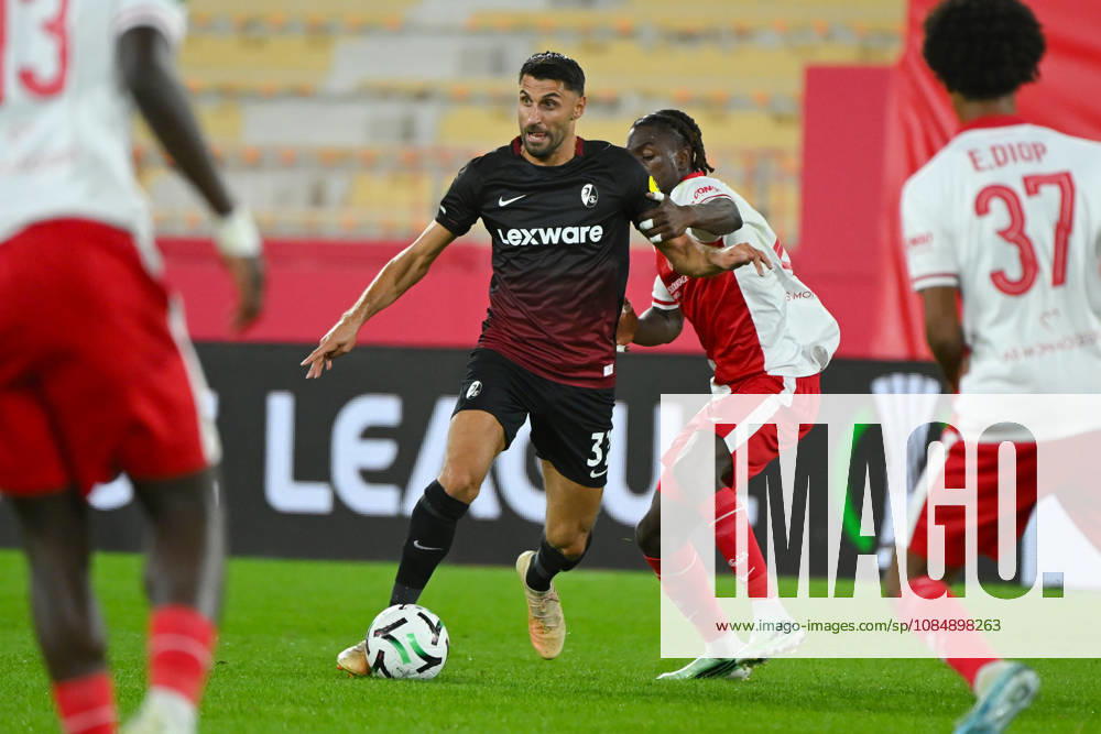 Vincenzo Grifo (SC Freiburg) - UEFA Conference League match between AS Monaco and SC Freiburg on October 22, 2026 at the Louis II Stadium in Monaco.
