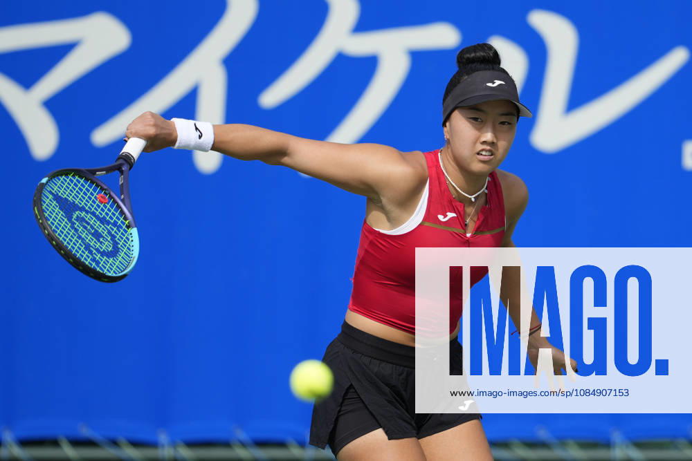 WTA, Tennis Damen Kinoshita Group Japan Open - Day 5 Ann Li of the United States plays during her quarterfinal match against Lilli Tagger of Austria at the 2026 Kinoshita Group Japan Open Women s tennis tournament at Utsubo Tennis Center in Osaka, Japan, on October 23, 2026. Osaka Japan