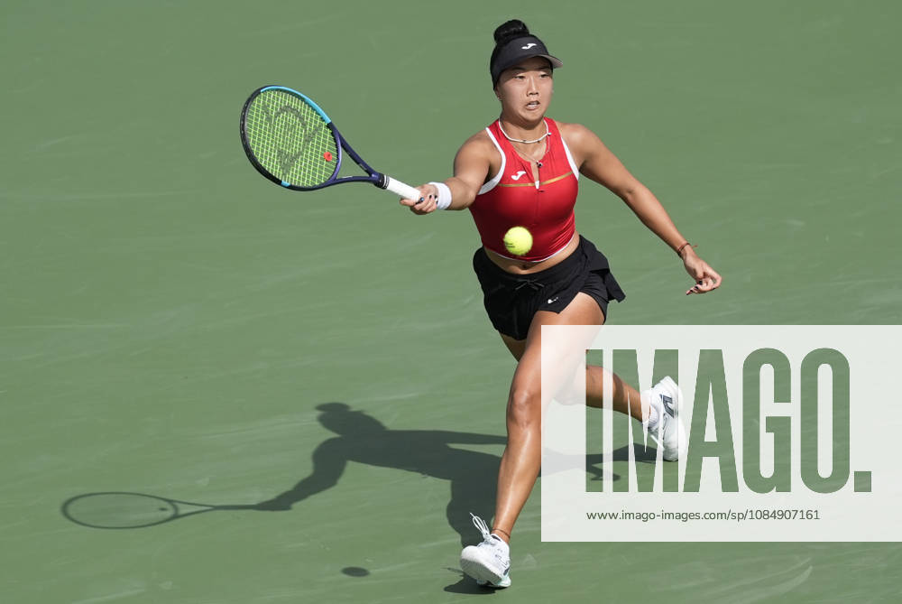 WTA, Tennis Damen Kinoshita Group Japan Open - Day 5 Ann Li of the United States plays during her quarterfinal match against Lilli Tagger of Austria at the 2026 Kinoshita Group Japan Open Women s tennis tournament at Utsubo Tennis Center in Osaka, Japan, on October 23, 2026. Osaka Japan