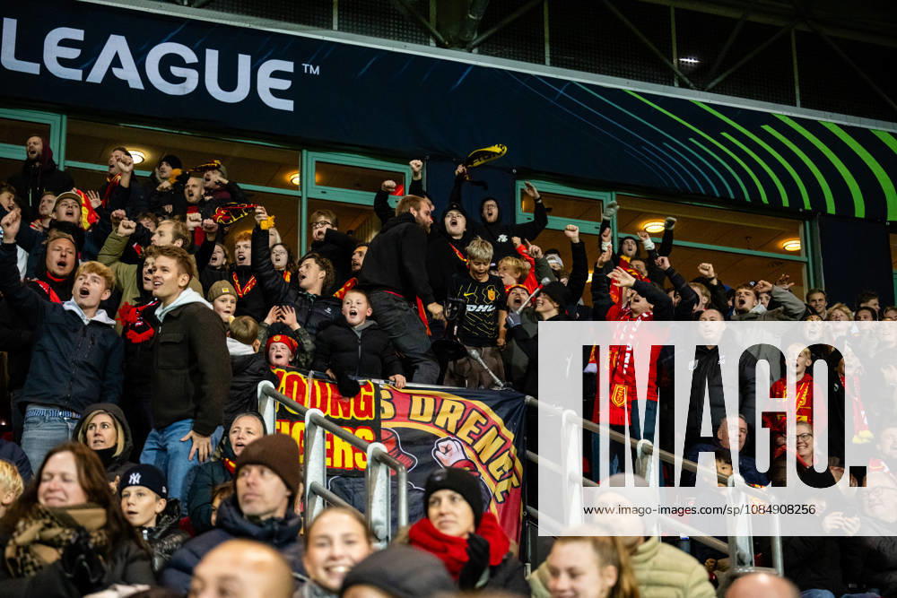 FC Nordsjaelland v CSKA Sofia, UEFA Conference League, Farum, Denmark Farum, Denmark. 22nd, October 2026. Football fans of FC Nordsjaelland seen on the stands at the UEFA Conference League match between FC Nordsjaelland and CSKA Sofia at Right to Dream Park in Farum. Danmark, Farum, Right to Dream Park