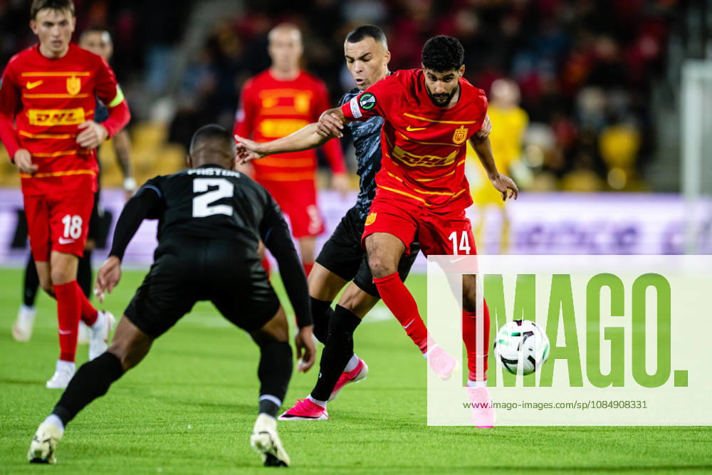 FC Nordsjaelland v CSKA Sofia, UEFA Conference League, Farum, Denmark Farum, Denmark. 22nd, October 2026. Ibrahim Adel (14) of FC Nordsjaelland seen during the UEFA Conference League match between FC Nordsjaelland and CSKA Sofia at Right to Dream Park in Farum. Danmark, Farum, Right to Dream Park