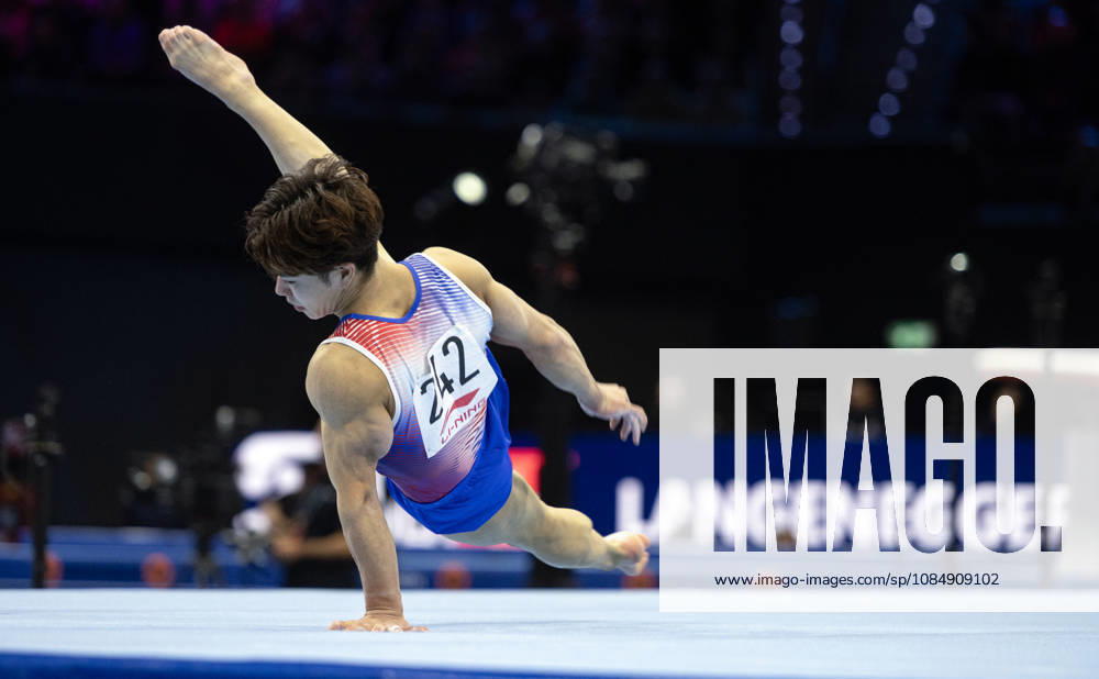 Rotterdam The Netherlands 22nd October 2026 World Championships artistic gymnastics. Mens all round final Floor Shinnosuke Oka (JPN) turnen