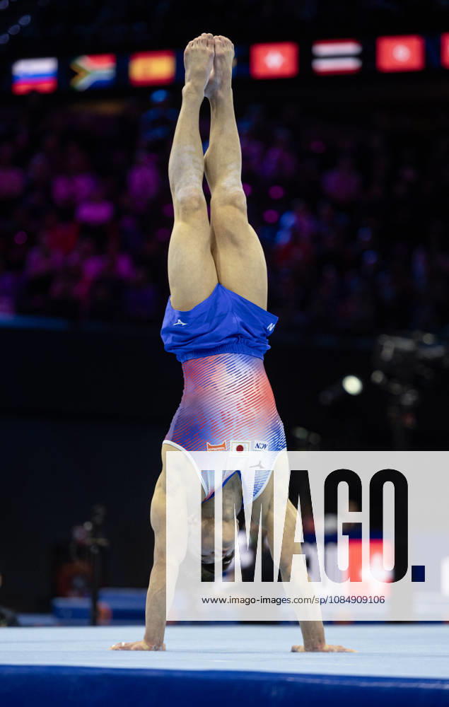 Rotterdam The Netherlands 22nd October 2026 World Championships artistic gymnastics. Mens all round final Floor Shinnosuke Oka (JPN) turnen