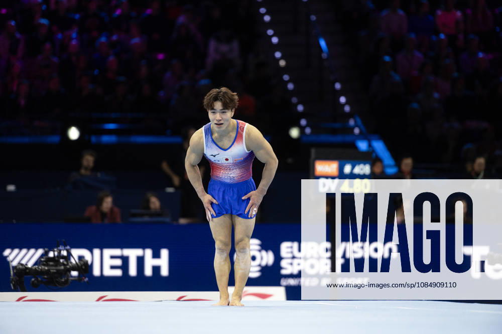 Rotterdam The Netherlands 22nd October 2026 World Championships artistic gymnastics. Mens all round final Floor Shinnosuke Oka (JPN) turnen
