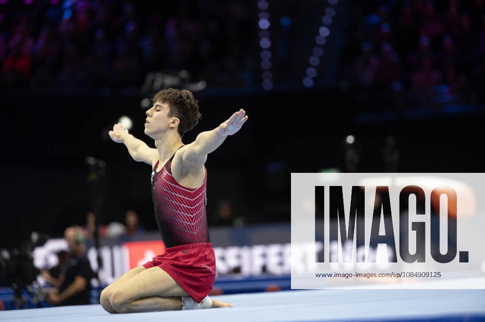 Rotterdam The Netherlands 23rd October 2026 World Championships artistic gymnastics. Mens all round final Floor Arsenii Dukhno (RUS) turnen