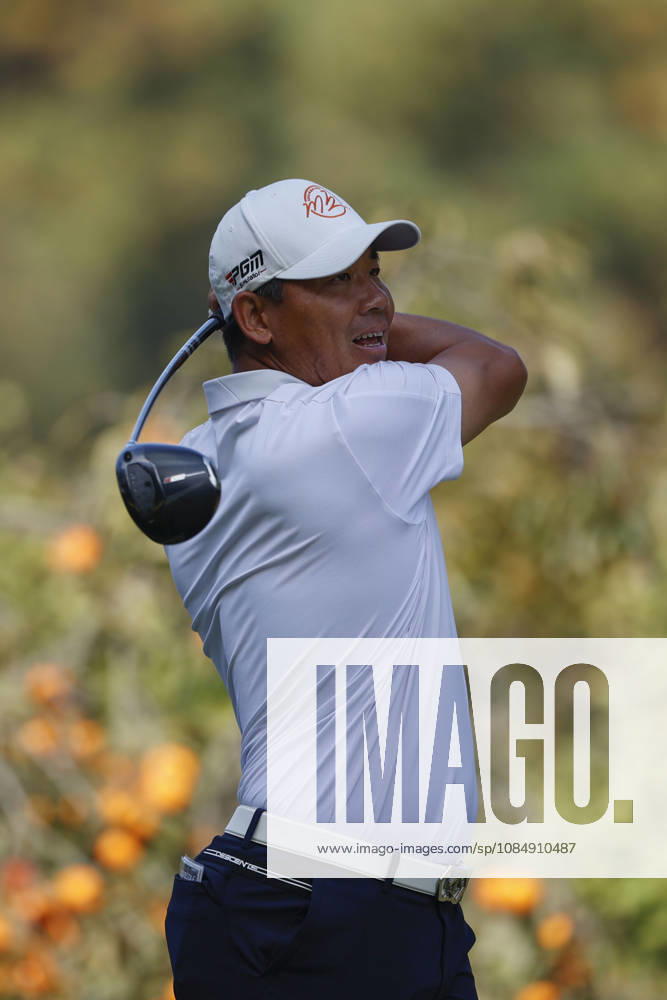 Oct 23, 2026-Cheonan, South Korea-Ashun WU of China Driver Shot on 8th Tee during a DP World Tour Genesis Championship at Woo Jeong Hills CC in Cheonan, South Korea. Cheonan SOUTH KOREA - ZUMAr168 20261023_aap_r168_011