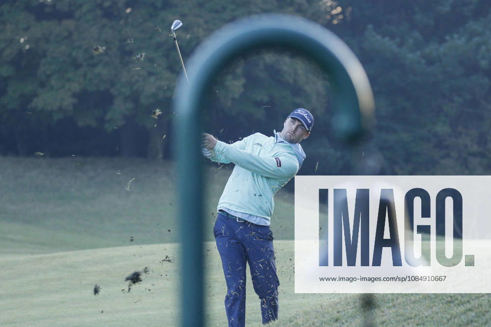 Oct 23, 2026-Cheonan, South Korea-Cameron ADAM of Scotland Second Shot on 1th green during a DP World Tour Genesis Championship at Woo Jeong Hills CC in Cheonan, South Korea. Cheonan SOUTH KOREA - ZUMAr168 20261023_aap_r168_058