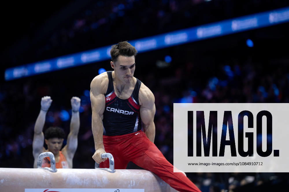 Rotterdam The Netherlands 23rd October 2026 World Championships artistic gymnastics. Pommel Horse Samuel Zakutney (CAN) turnen