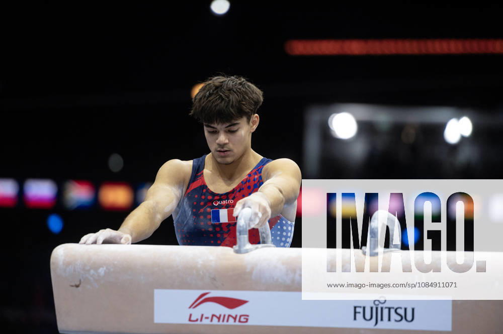 Rotterdam The Netherlands 23rd October 2026 World Championships artistic gymnastics. Pommel Horse Anthony Mansard (FRA) turnen