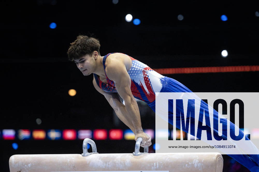 Rotterdam The Netherlands 23rd October 2026 World Championships artistic gymnastics. Pommel Horse Anthony Mansard (FRA) turnen