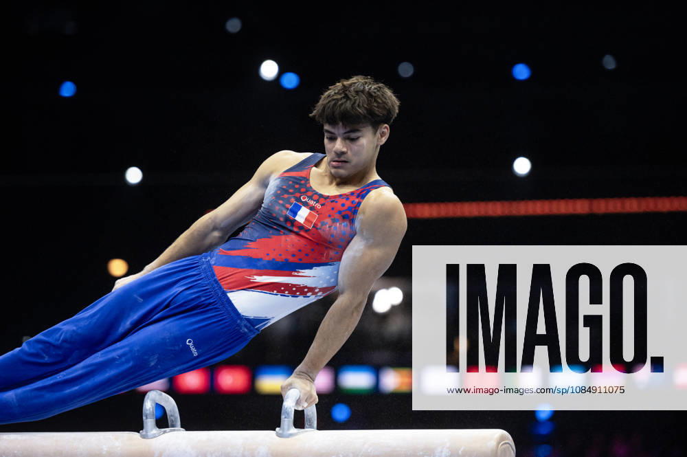 Rotterdam The Netherlands 23rd October 2026 World Championships artistic gymnastics. Pommel Horse Anthony Mansard (FRA) turnen