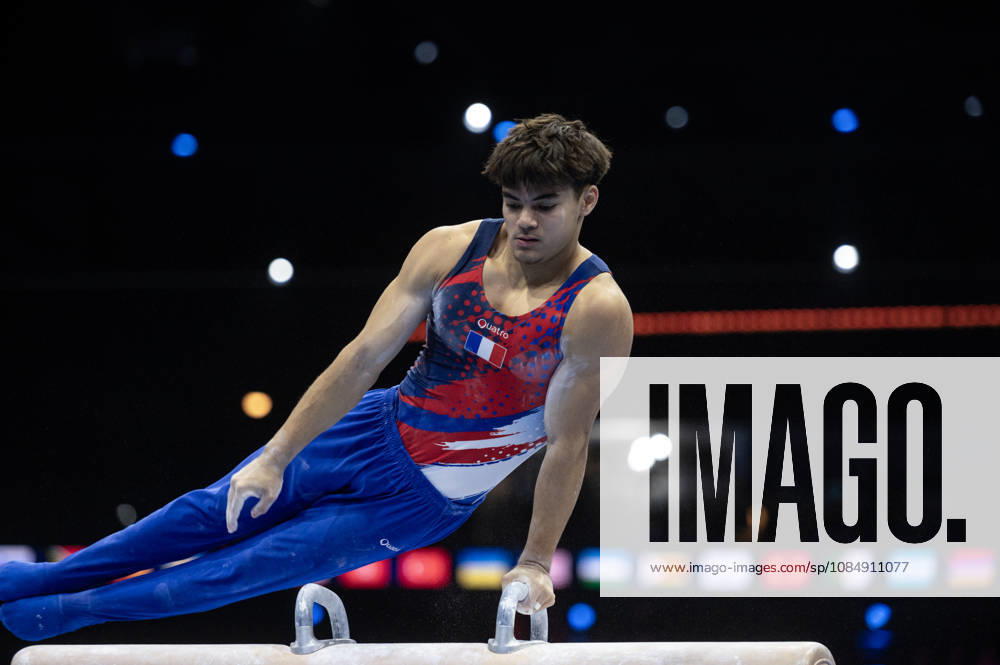 Rotterdam The Netherlands 23rd October 2026 World Championships artistic gymnastics. Pommel Horse Anthony Mansard (FRA) turnen
