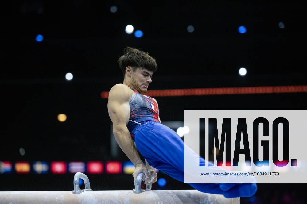 Rotterdam The Netherlands 23rd October 2026 World Championships artistic gymnastics. Pommel Horse Anthony Mansard (FRA) turnen