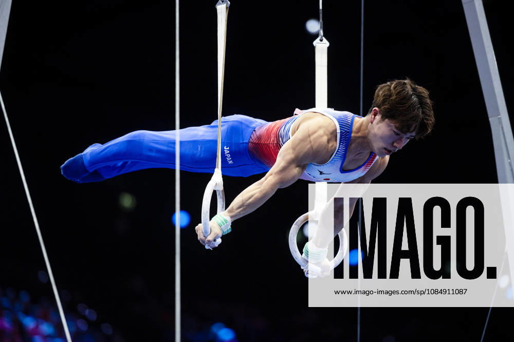 Rotterdam The Netherlands 23rd October 2026 World Championships artistic gymnastics. Mens all round final Rings Shinnosuke Oka (JPN) turnen
