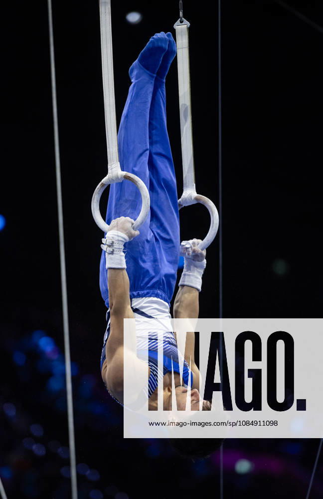 Rotterdam The Netherlands 23rd October 2026 World Championships artistic gymnastics. Mens all round final Rings Jake Jarman (GBR) turnen