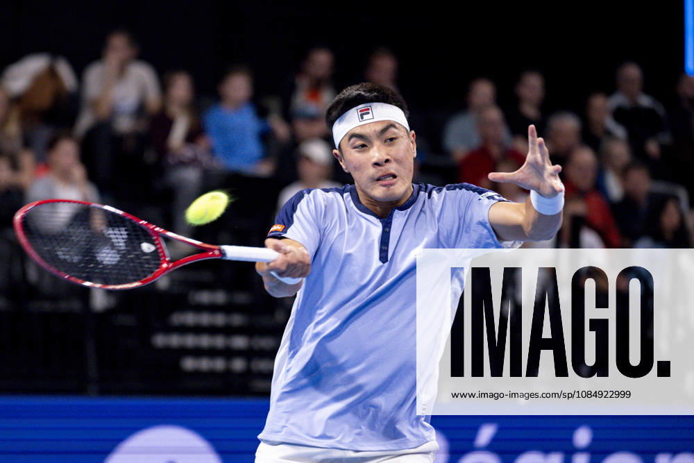 TENNIS : ATP, Tennis Herren 250 - Grand Prix Tennis AURA - Decines (France) 23 10 2026 Flavio COBOLLI (ITA)vs Brandon NAKASHIMA (USA) during the tournament of the Auvergne Rhône-Alpes Grand Prix at the LDLC Arena in Décines on October 23, 2026. Photo Sandrine Thesillat PsNewZ