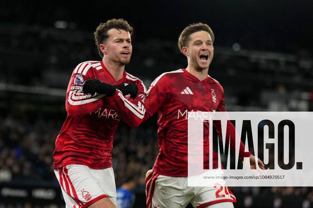 Neco Williams of Nottingham Forest celebrates their goal, 0-1 Ipswich Town v Nottingham Forest, Premier League, Football, Portman Road, Ipswich, UK - 23 Oct 2026Ipswich Portman Road United Kingdom