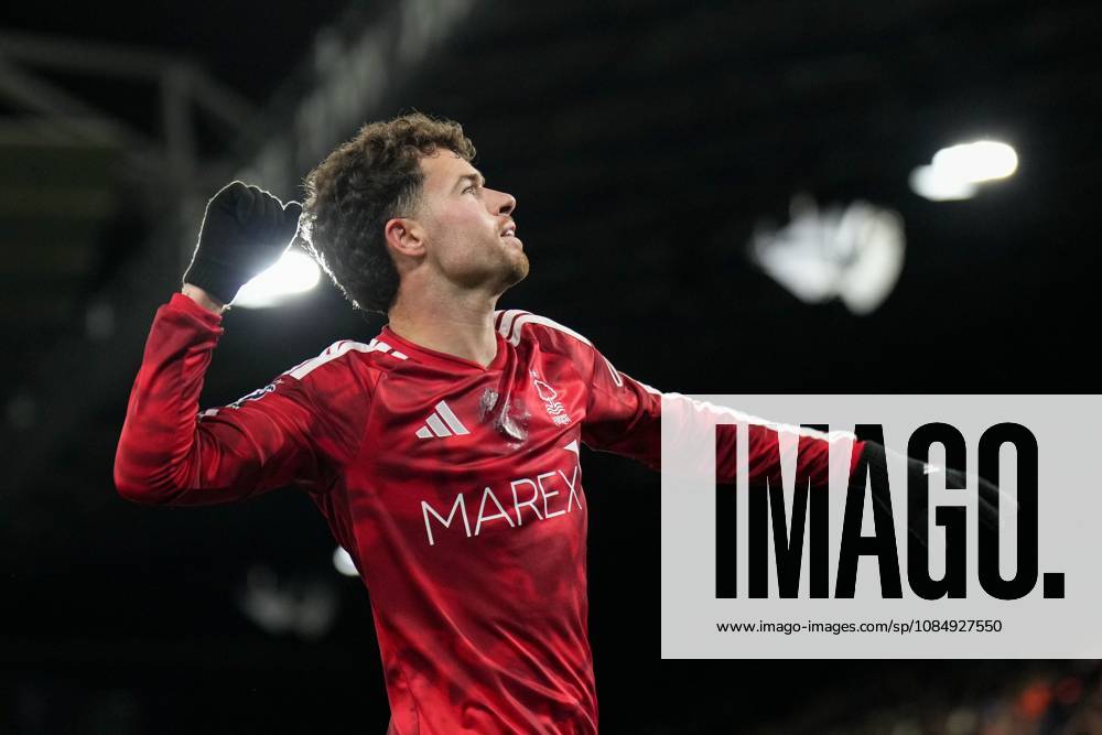 Neco Williams of Nottingham Forest celebrates their goal with team-mates, 0-1 Ipswich Town v Nottingham Forest, Premier League, Football, Portman Road, Ipswich, UK - 23 Oct 2026Ipswich Portman Road United Kingdom