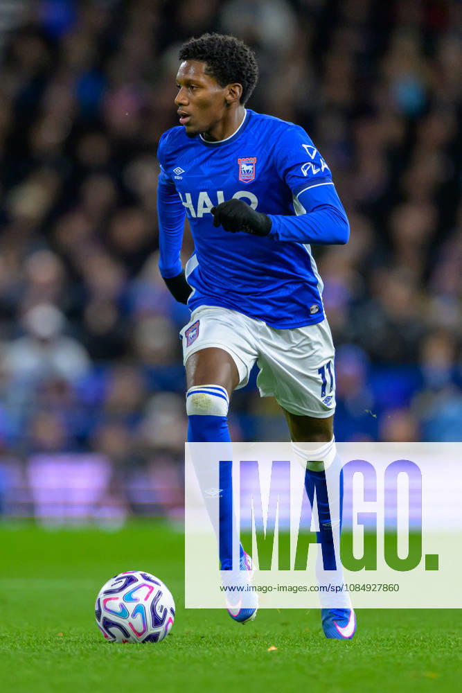 IPSWICH, ENGLAND OCTOBER 23 - Jaden Philogene of Ipswich Town during the Premier League game between Ipswich Town and Nottingham Forest at Portman Road on October 23, 2026 in Ipswich, England. (Photo by Keeran Marquis Sports Press Photo)