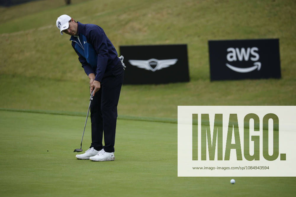 Oct 24, 2026-Cheonan, South Korea-Thomas DETRY of Belgium action on 17th green during a DP World Tour Genesis Championship at Woo Jeong hills CC in Cheonan, South Korea. Cheonan SOUTH KOREA - ZUMAr168 20261024_aap_r168_022