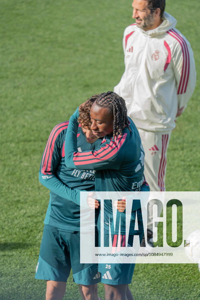 ESP: Real Madrid Training day Yan Diomande of Real Madrid during the training day of Real Madrid ahead the Spanish League, LaLiga EA Sports, football match against FC Barcelona, Barca at Ciudad Deportiva Real Madrid in Valdebebas, Madrid on October 24, 2026, Spain Madrid Spain