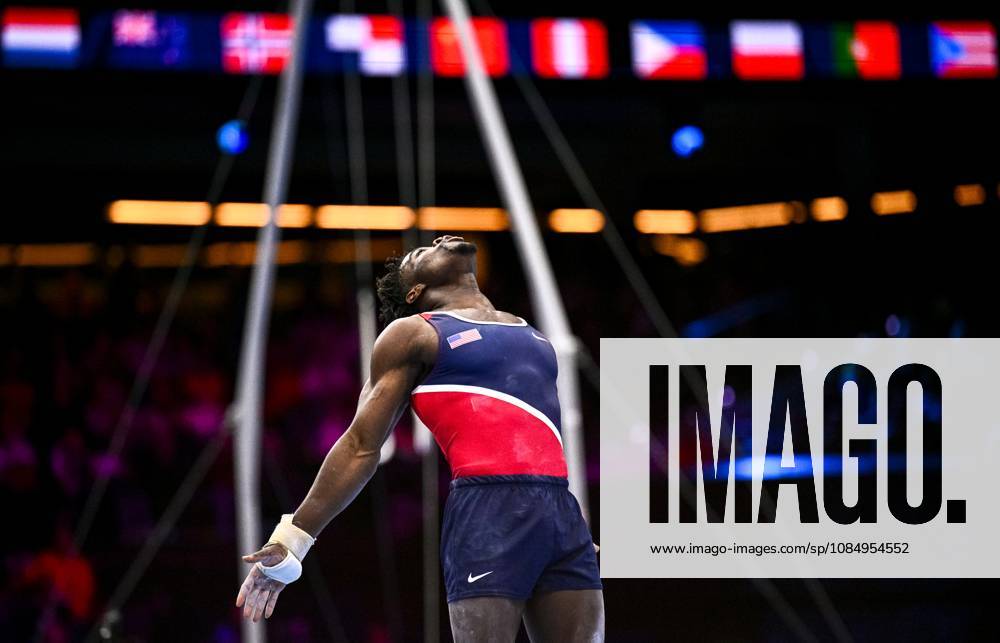 Netherlands Artistic Gymnastics World Championships 9271919 24.10.2026 Frederick Richard of the United States reacts after competing in the men s floor exercise final at the 2026 World Artistic Gymnastics Championships in Rotterdam, the Netherlands. Alexey Filippov Sputnik Rotterdam Netherlands