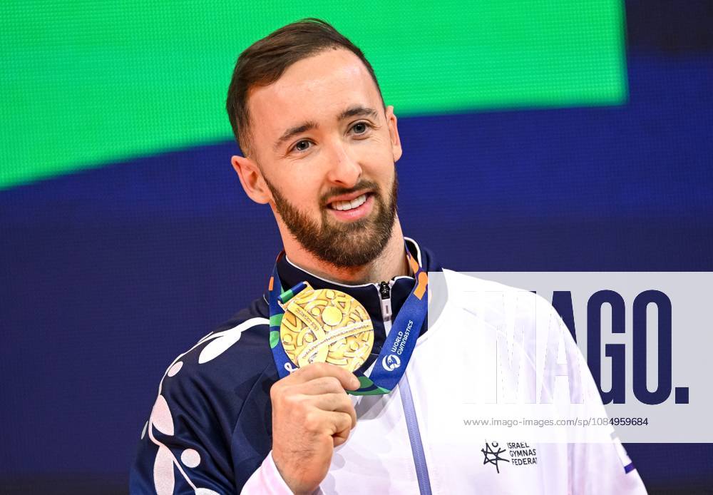 Netherlands Artistic Gymnastics World Championships 9272024 24.10.2026 Bronze medalist Israel s Artem Dolgopyat poses on the podium during the awarding ceremony following the men s floor exercise final at the 2026 World Artistic Gymnastics Championships in Rotterdam, the Netherlands. Alexey Filippov Sputnik Rotterdam Netherlands