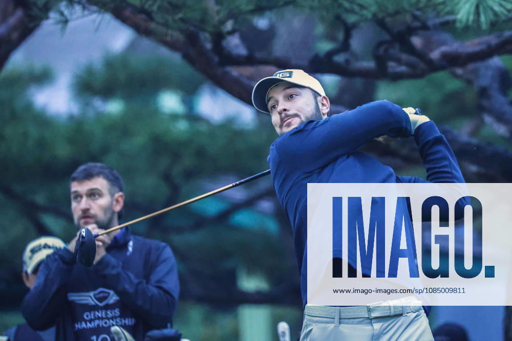 Oct 25, 2026-Cheonan, South Korea-Rocco REPETTO TAYLOR of Spain action on 1th Tee during a DP World Tour Genesis Championship Final Round at Woo Jeong Hills CC in Cheonan, South Korea. DP Tour Genesis Championship Final Round - ZUMAr168 20261025_aap_r168_004